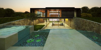 UR Studio single-family residential rendering project.