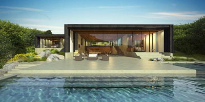 UR Studio single-family residential rendering project.