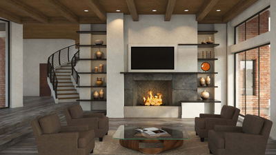 UR Studio single-family residential rendering project.