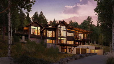 UR Studio single-family residential rendering project.