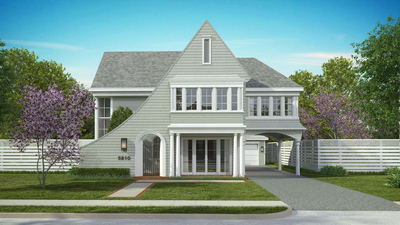 UR Studio single-family residential rendering project.