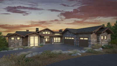 UR Studio single-family residential rendering project.