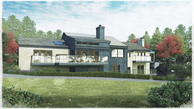 UR Studio single-family residential rendering project.