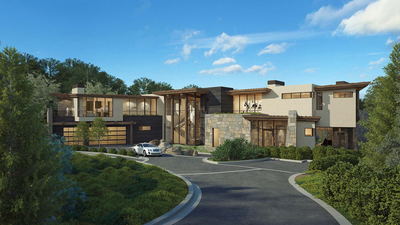 UR Studio single-family residential rendering project.