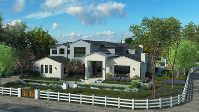 UR Studio single-family residential rendering project.