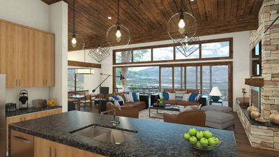 UR Studio single-family residential rendering project.