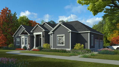 UR Studio single-family residential rendering project.