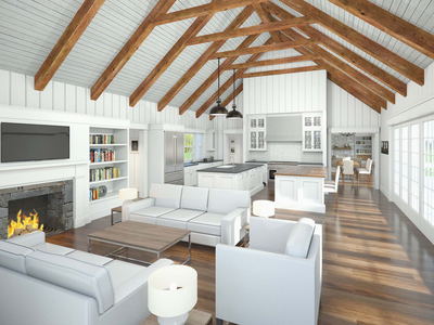 UR Studio single-family residential rendering project.