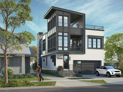 UR Studio single-family residential rendering project.