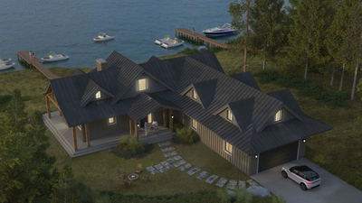 UR Studio single-family residential rendering project.