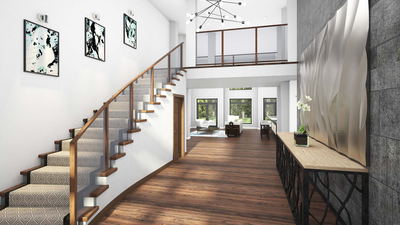 UR Studio single-family residential rendering project.