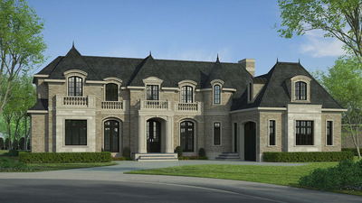 UR Studio single-family residential rendering project.