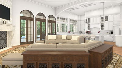 UR Studio single-family residential rendering project.