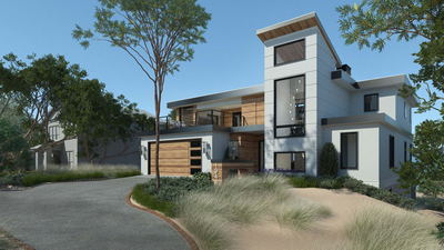 UR Studio single-family residential rendering project.
