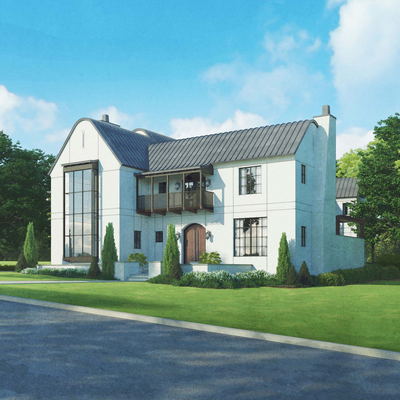 UR Studio single-family residential rendering project.