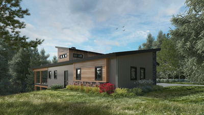 UR Studio single-family residential rendering project.