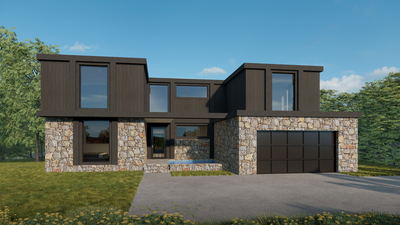 UR Studio single-family residential rendering project.